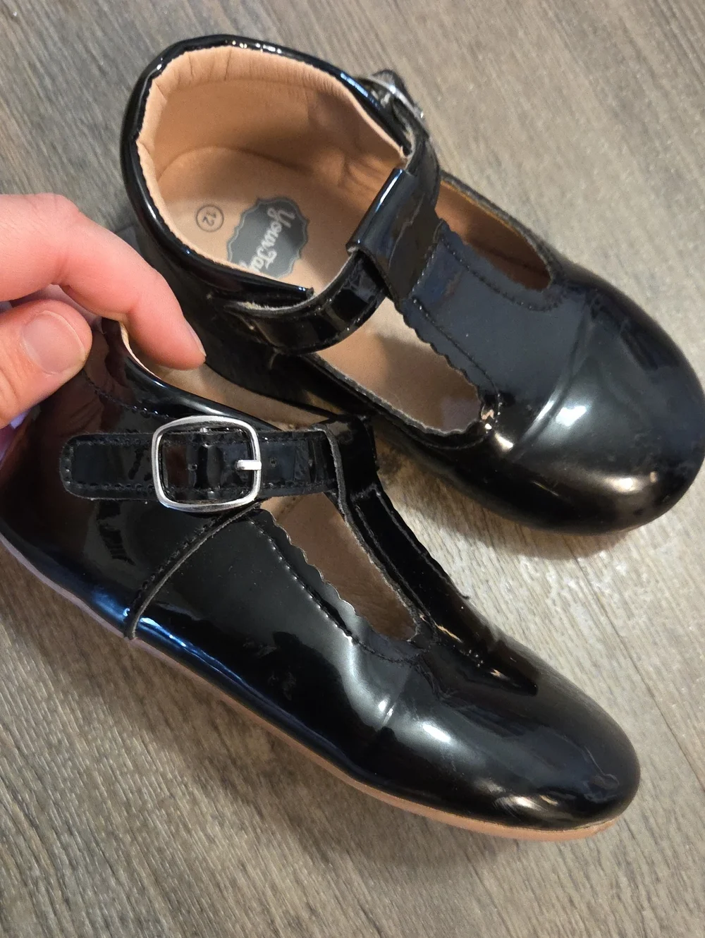 Classic Black Patent Mary Jane Kids Shoes